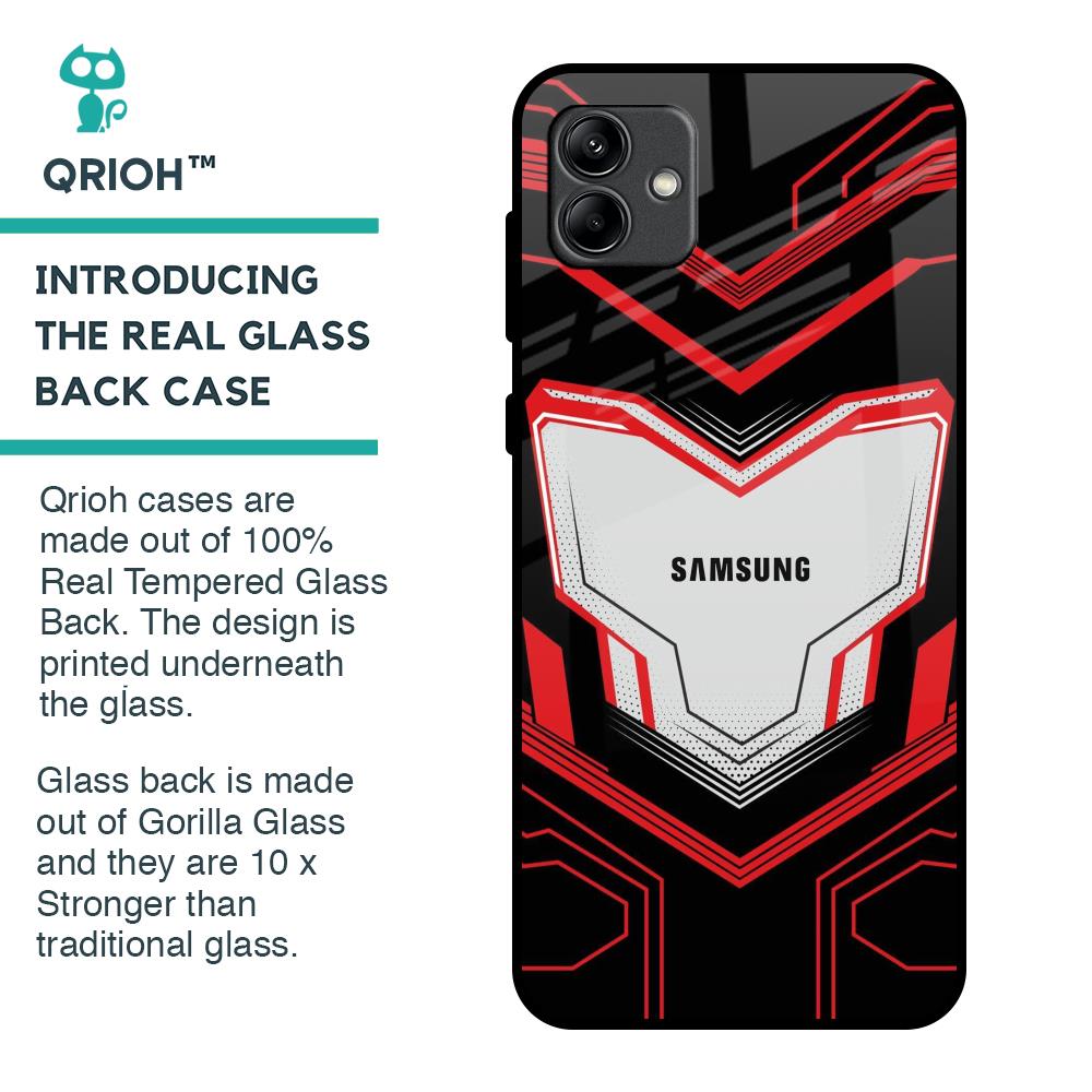 Quantum Suit Glass Case For Samsung Galaxy A04