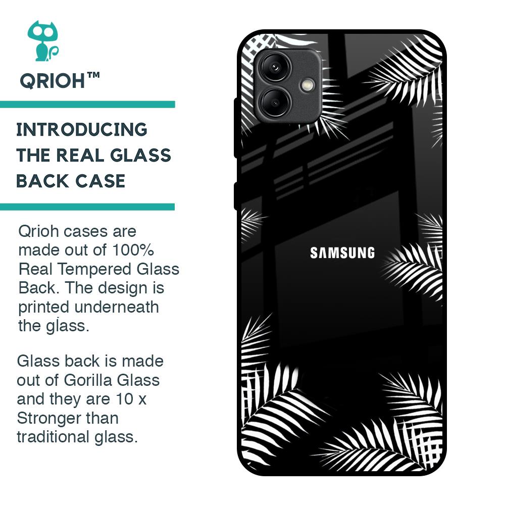 Zealand Fern Design Glass Case For Samsung Galaxy A04