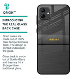 Grey Metallic Glass Case For Samsung Galaxy A04
