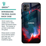Brush Art Glass Case For Samsung Galaxy A04