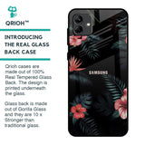 Tropical Art Flower Glass Case for Samsung Galaxy A04