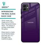 Dark Purple Glass Case for Samsung Galaxy A04