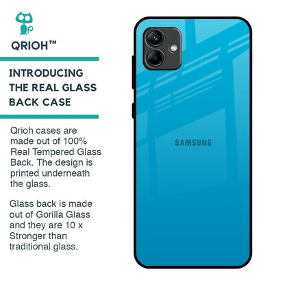 Blue Aqua Glass Case for Samsung Galaxy A04
