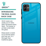 Blue Aqua Glass Case for Samsung Galaxy A04