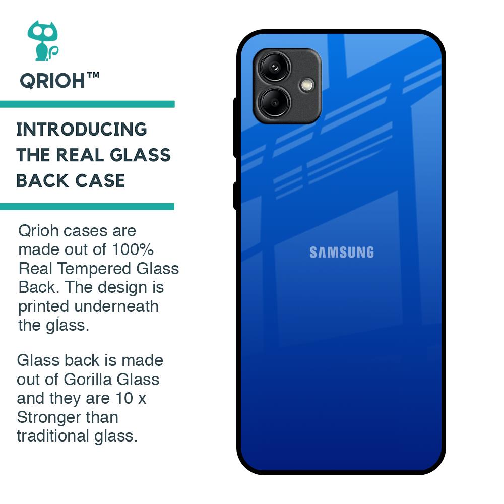Egyptian Blue Glass Case for Samsung Galaxy A04