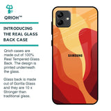 Magma Color Pattern Glass Case for Samsung Galaxy A04