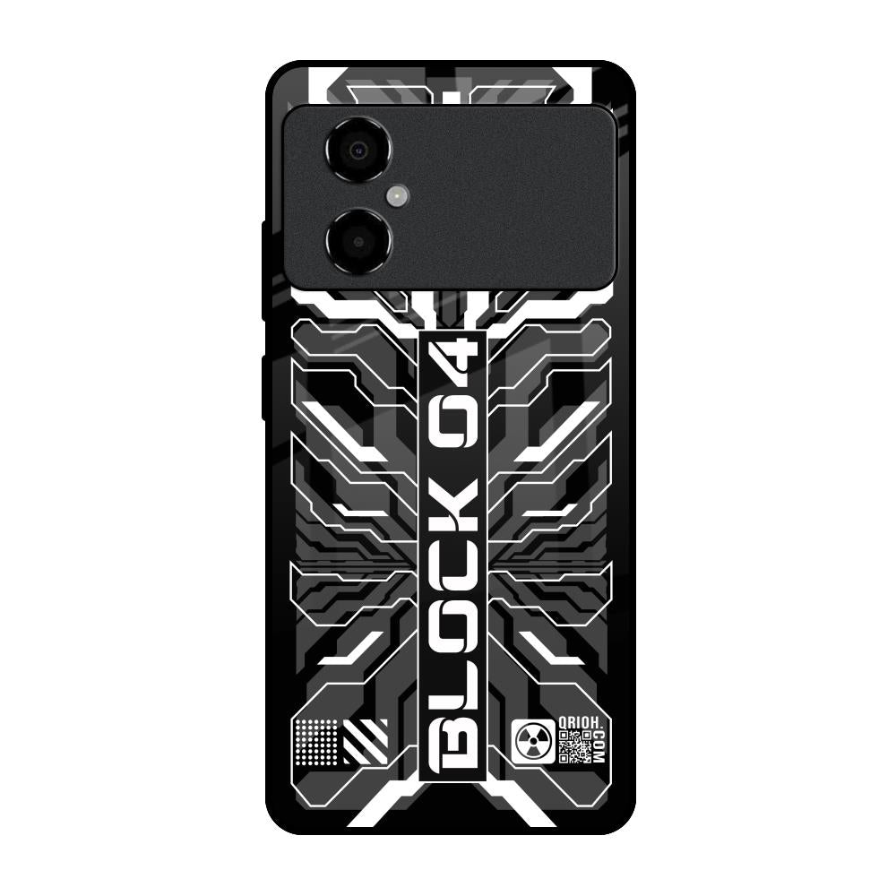 Monochrome Magic Poco M4 5G Glass Back Cover Online