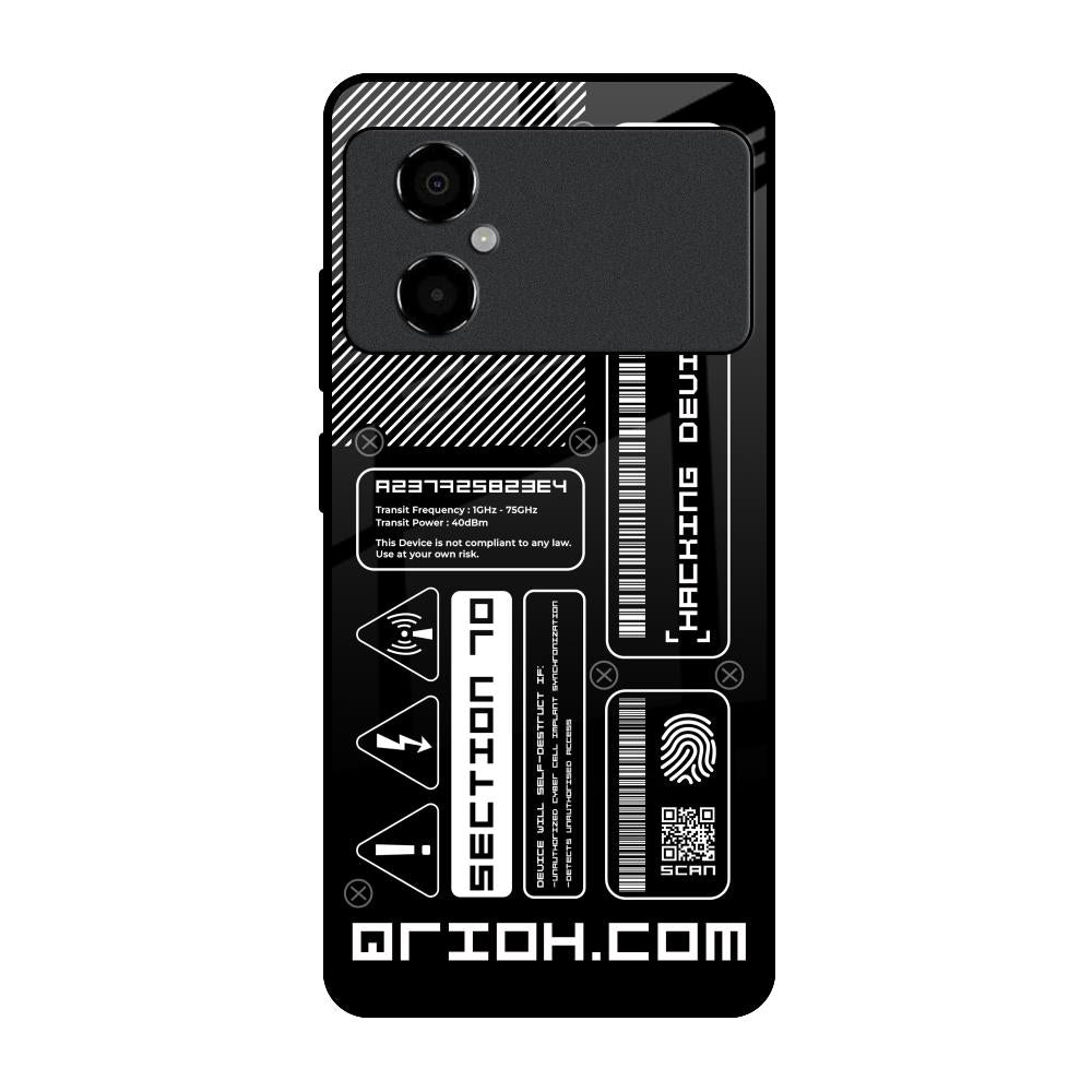 Futuristic Art Poco M4 5G Glass Back Cover Online