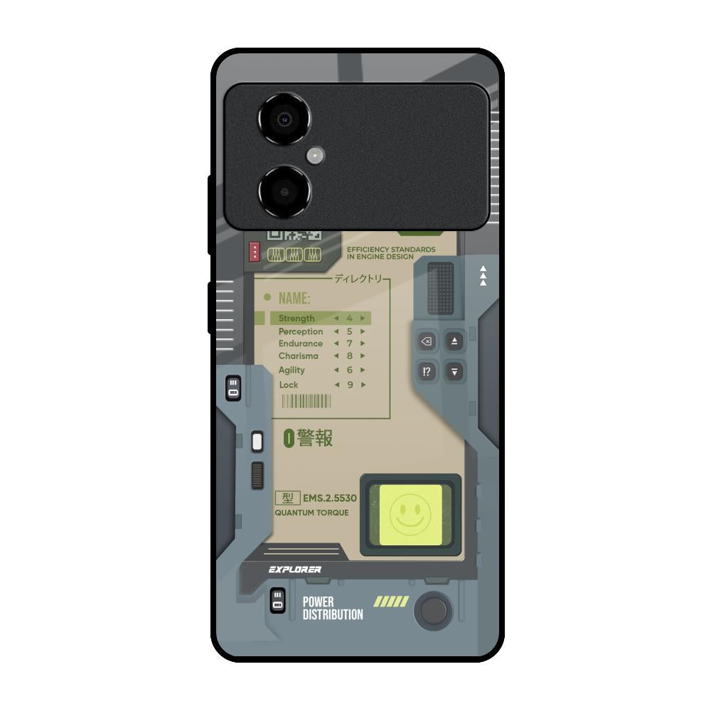 Art Station Poco M4 5G Glass Back Cover Online