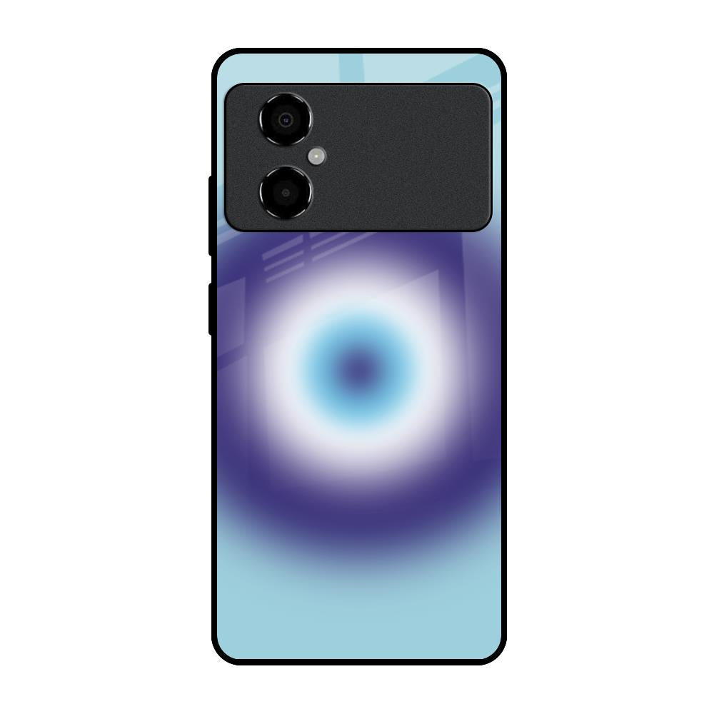 Evil Eye Art Poco M4 5G Glass Back Cover Online