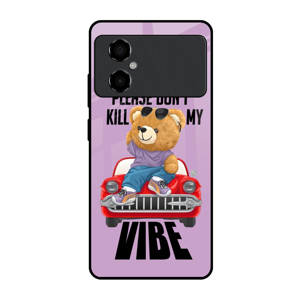 Don't Kill My Vibe Poco M4 5G Glass Back Cover Online