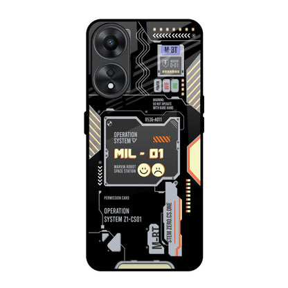 Exposed Parts Oppo A78 5G Glass Back Cover Online