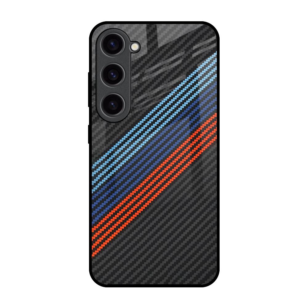 Carbon Inspired Samsung Galaxy S23 5G Glass Back Cover Online