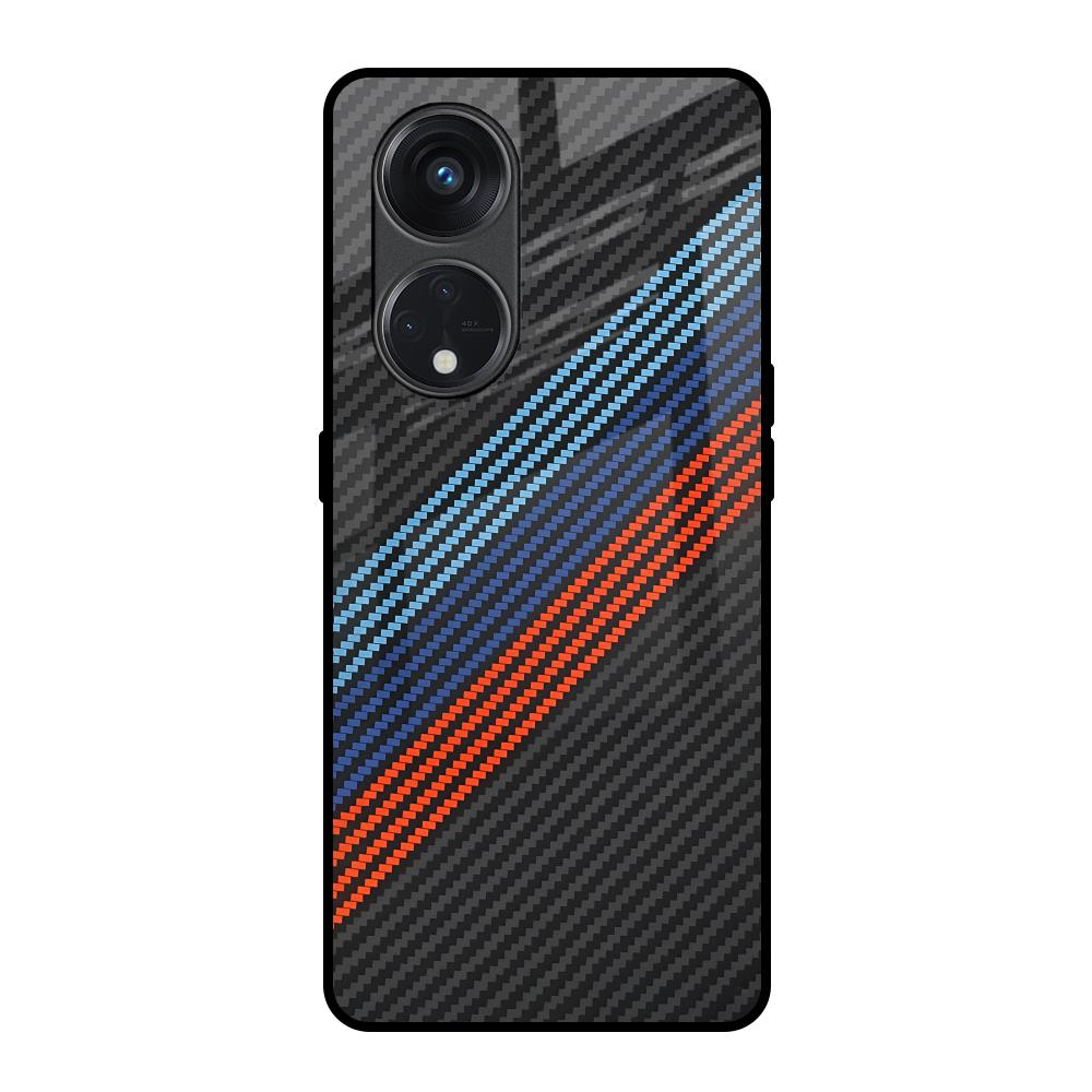 Carbon Inspired Oppo Reno8T 5G Glass Back Cover Online