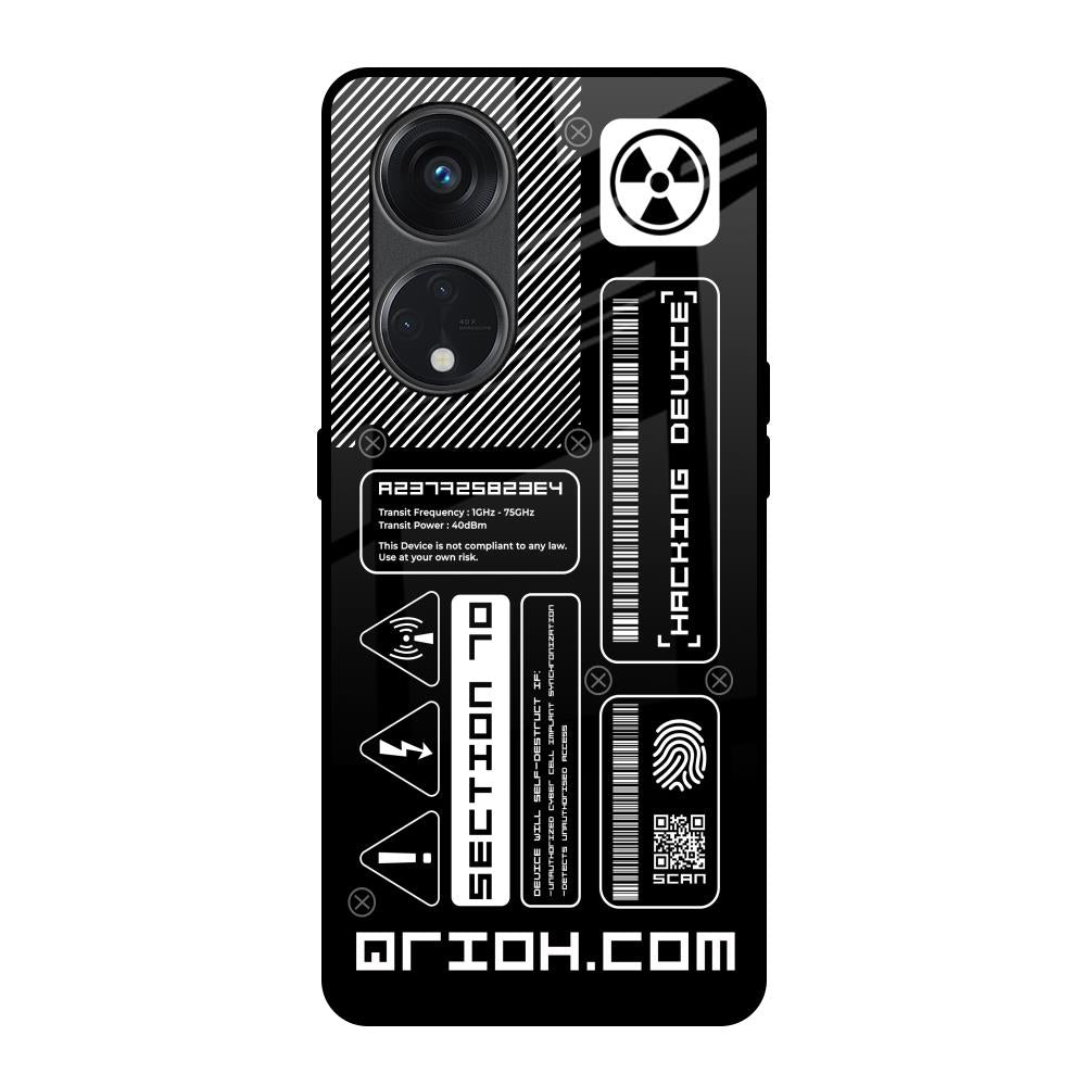 Futuristic Art Oppo Reno8T 5G Glass Back Cover Online