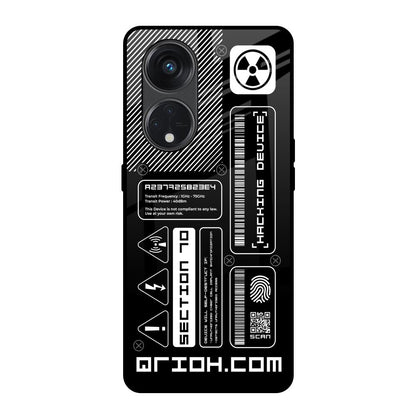 Futuristic Art Oppo Reno8T 5G Glass Back Cover Online