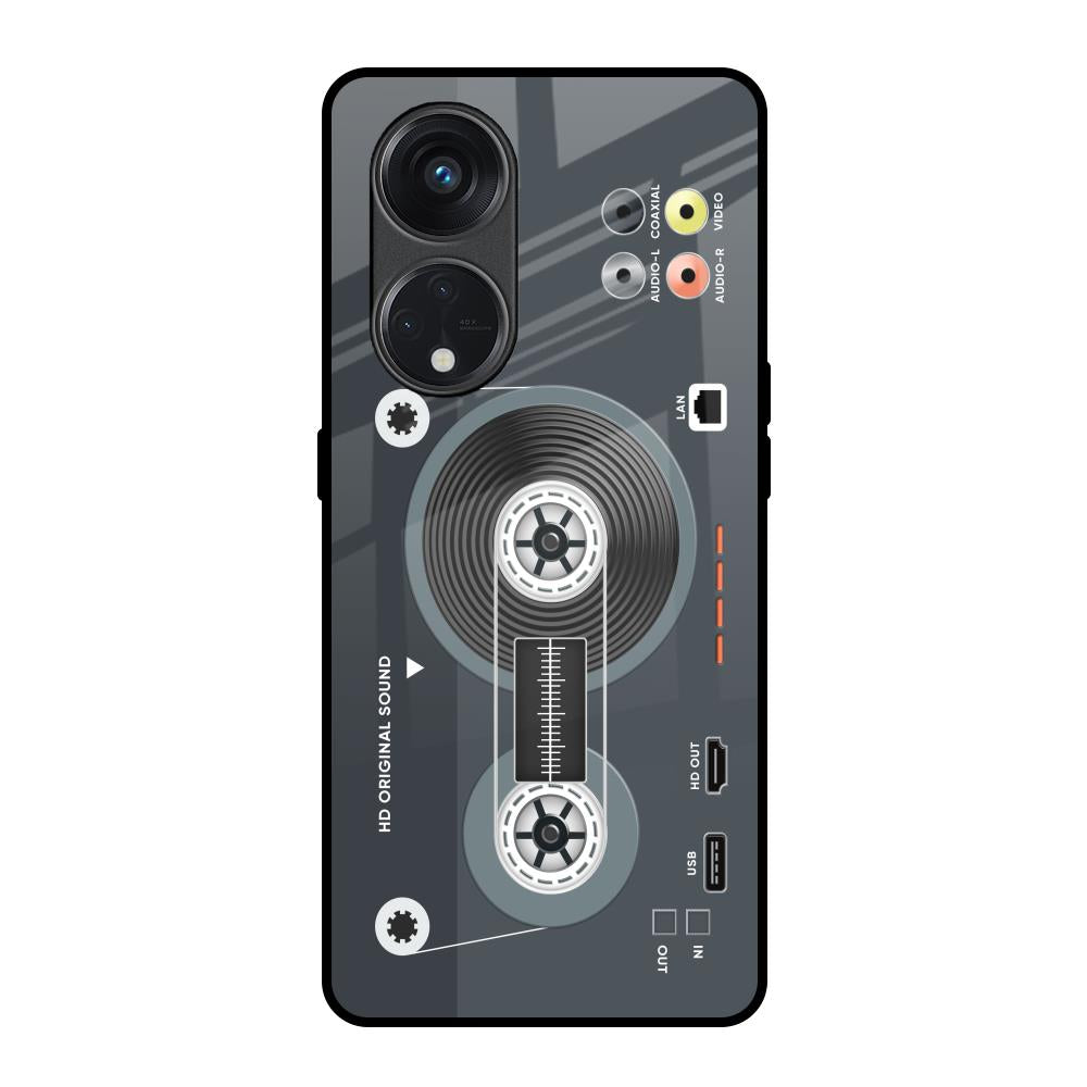 Retro Recorder Oppo Reno8T 5G Glass Back Cover Online