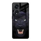 Angry Black Leopard Oppo Reno8T 5G Glass Back Cover Online