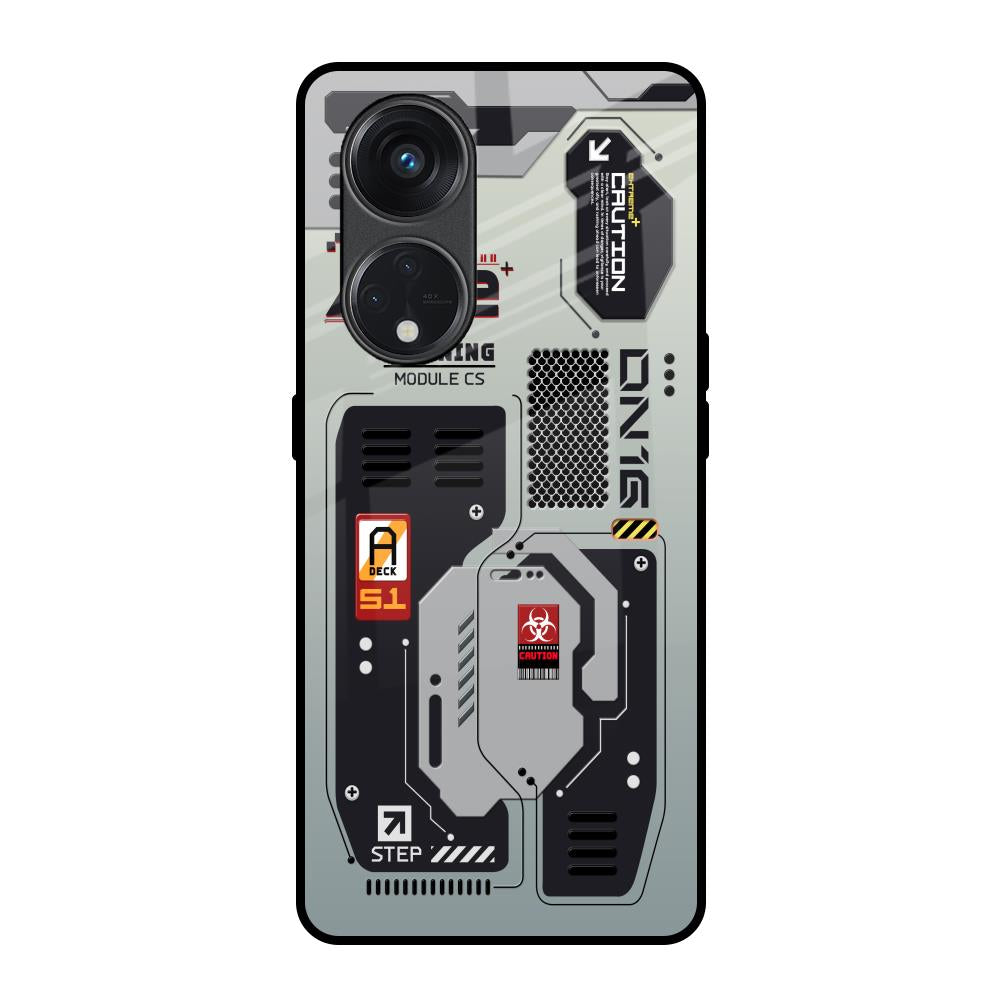 Techno Vibes Oppo Reno8T 5G Glass Back Cover Online