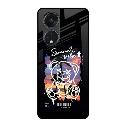Summer Vibe Oppo Reno8T 5G Glass Back Cover Online