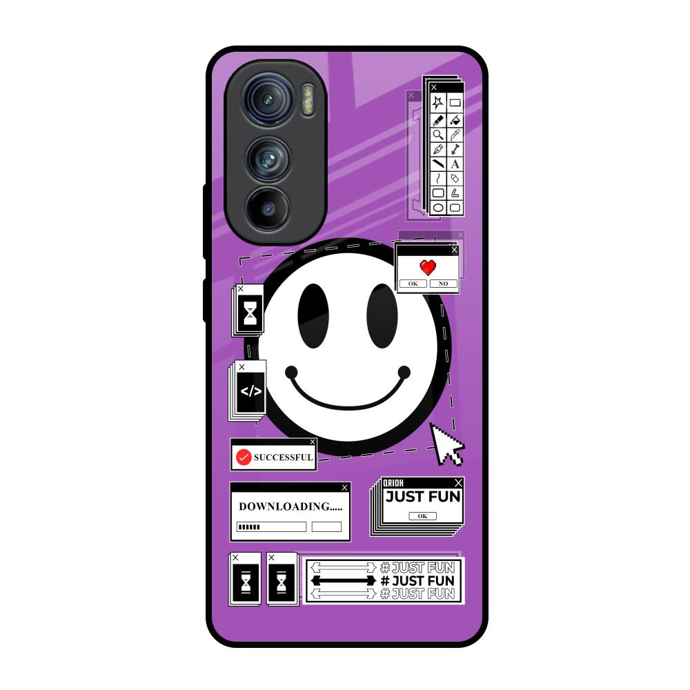 Code with Smile Motorola Edge 30 Glass Back Cover Online
