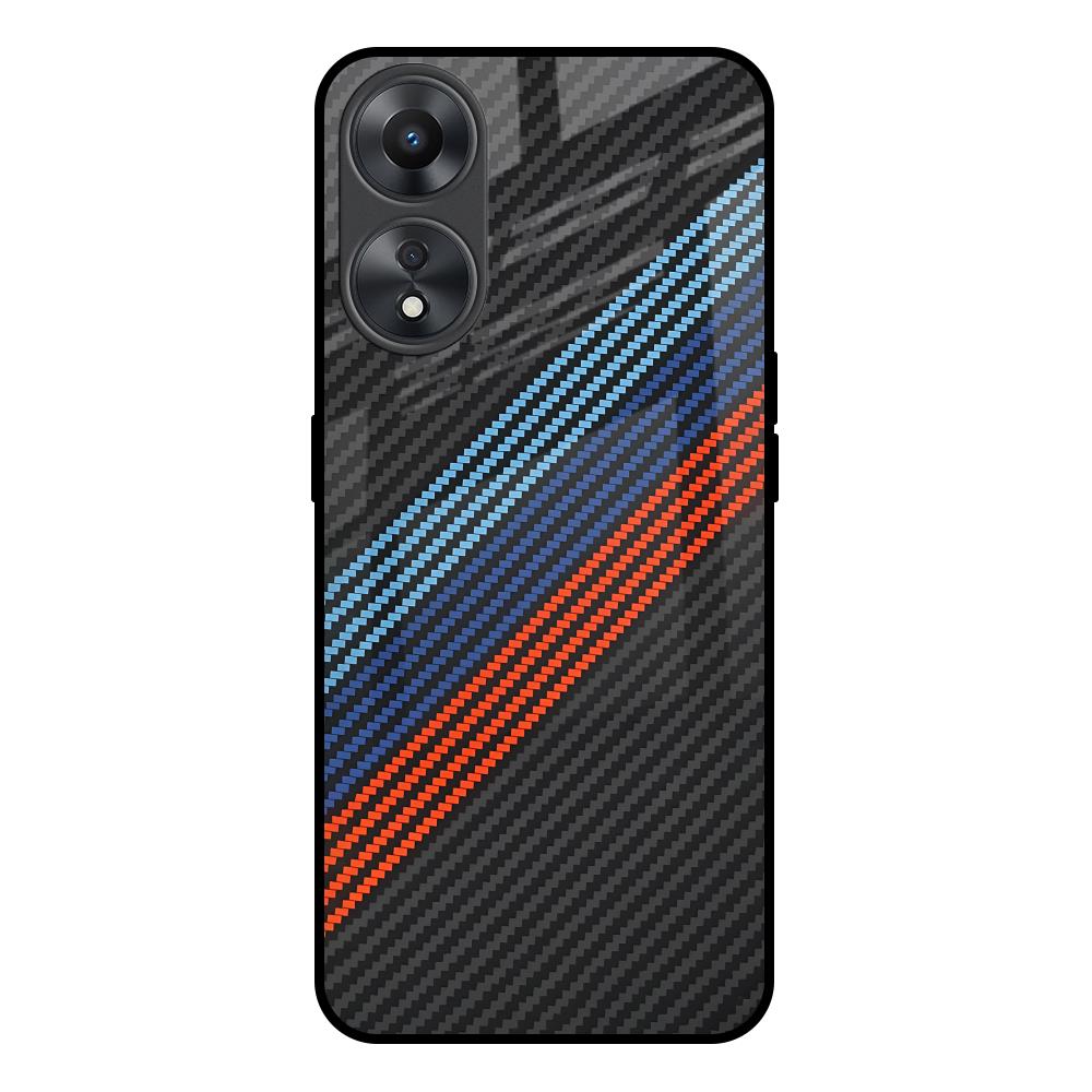 Carbon Inspired Oppo A58 5G Glass Back Cover Online