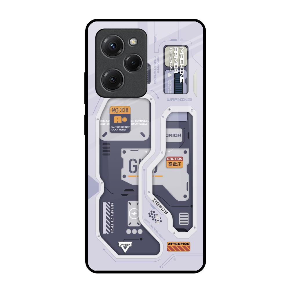 Tech Savvy Poco X5 Pro 5G Glass Back Cover Online