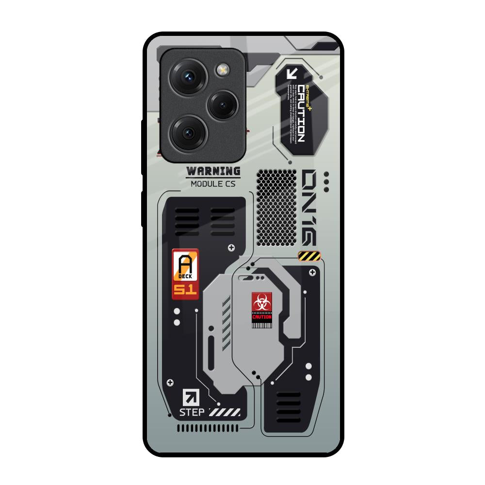 Techno Vibes Poco X5 Pro 5G Glass Back Cover Online
