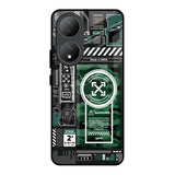 Green Camo Circuit Vivo Y100 5G Glass Back Cover Online