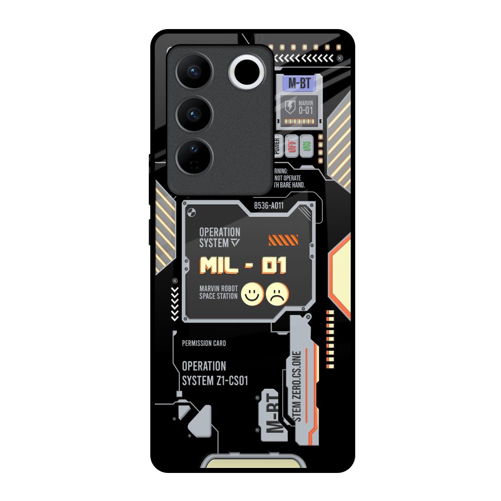 Exposed Parts Vivo V27 5G Glass Back Cover Online