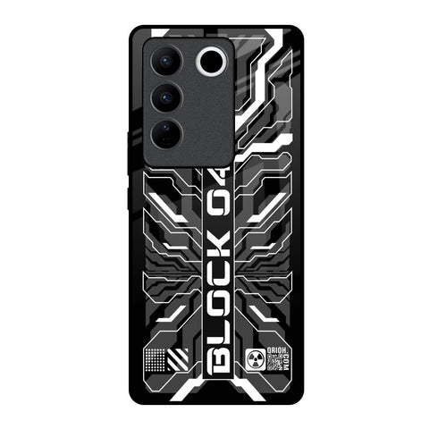 Monochrome Magic Vivo V27 Pro 5G Glass Back Cover Online