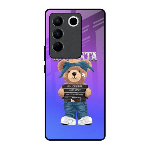 Gangsta Bear Vivo V27 Pro 5G Glass Back Cover Online