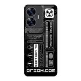 Futuristic Art Realme C55 Glass Back Cover Online