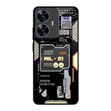 Exposed Parts Realme C55 Glass Back Cover Online