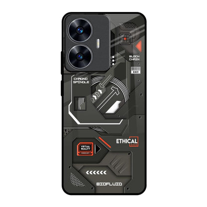 Tech Aesthetics Realme C55 Glass Back Cover Online