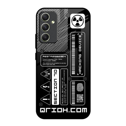 Futuristic Art Samsung Galaxy A34 5G Glass Back Cover Online