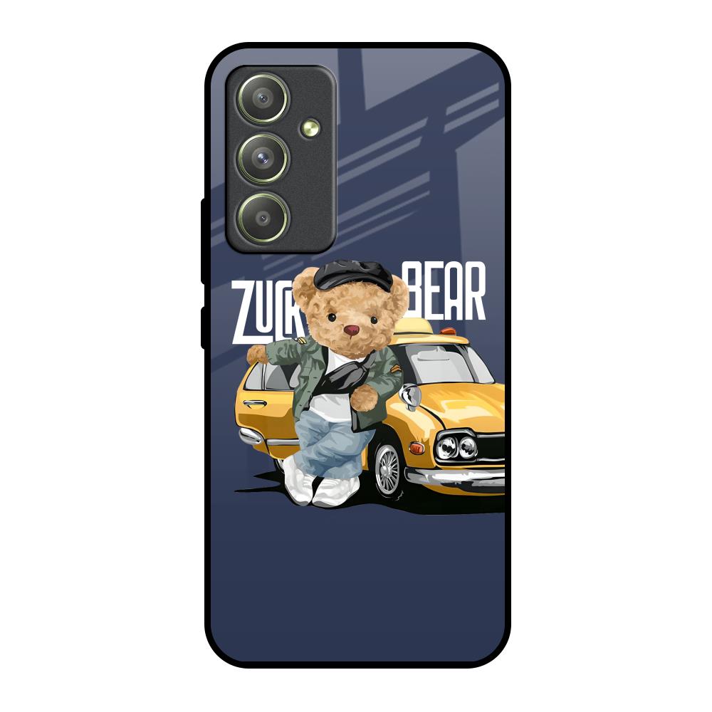 Adventurous Bear Samsung Galaxy A54 5G Glass Back Cover Online