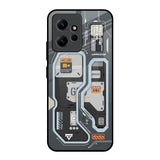 Retro Futuristic Redmi Note 12 Glass Back Cover Online