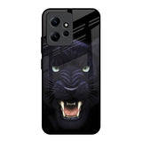 Angry Black Leopard Redmi Note 12 Glass Back Cover Online