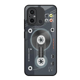 Retro Recorder Redmi 12C Glass Back Cover Online