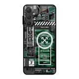 Green Camo Circuit Samsung Galaxy M54 5G Glass Back Cover Online