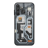 Retro Futuristic Samsung Galaxy M14 5G Glass Back Cover Online