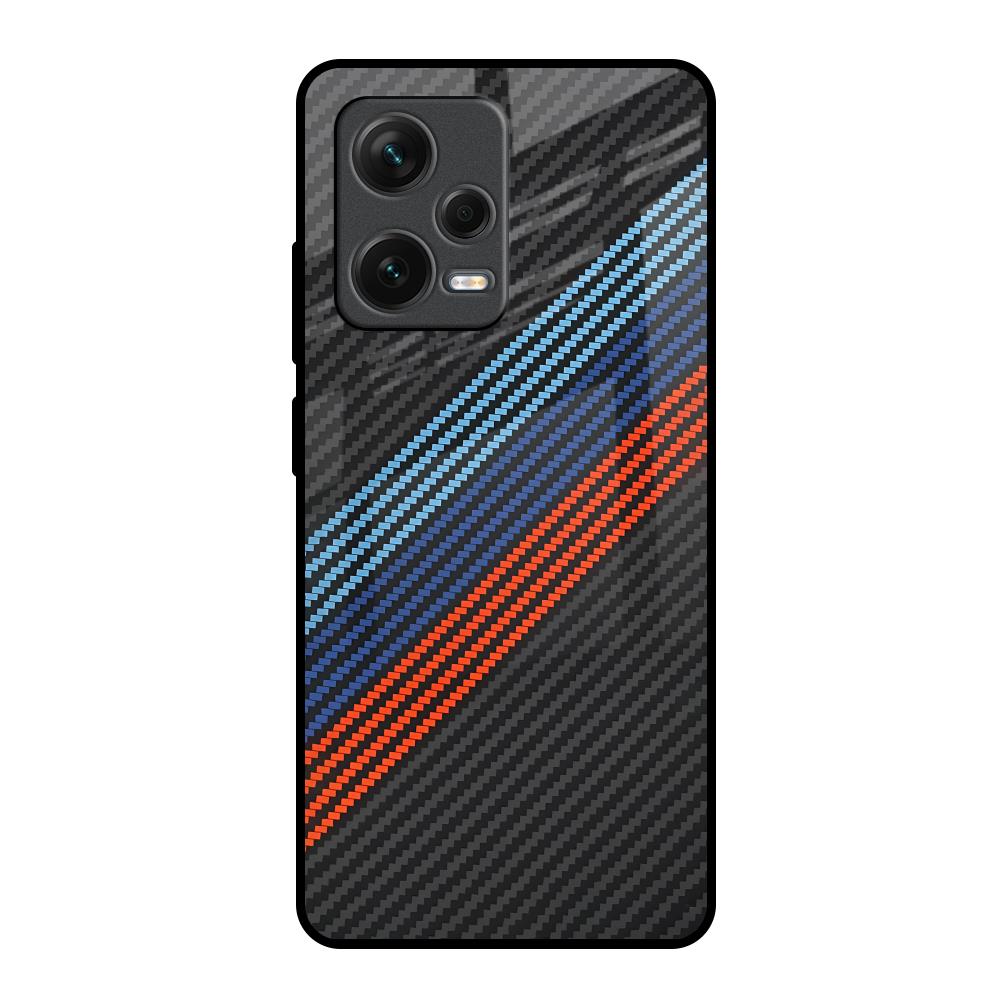 Carbon Inspired Redmi Note 12 Pro Plus 5G Glass Back Cover Online