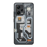 Retro Futuristic Redmi Note 12 Pro Plus 5G Glass Back Cover Online