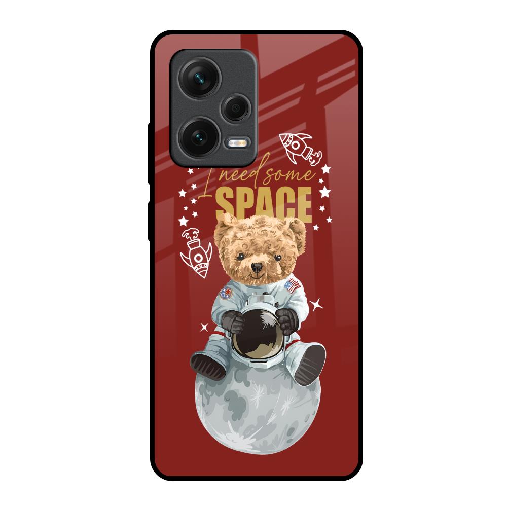 Astronaut Bear Redmi Note 12 Pro Plus 5G Glass Back Cover Online