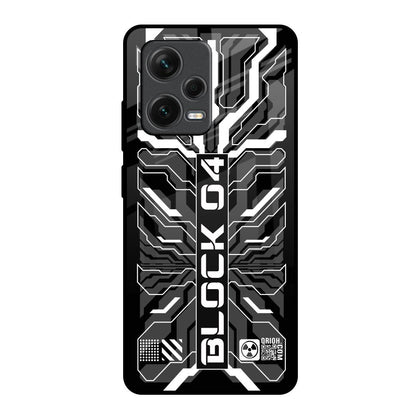 Monochrome Magic Redmi Note 12 Pro 5G Glass Back Cover Online