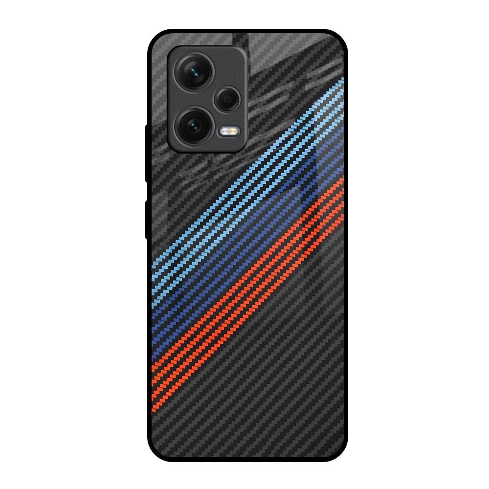 Carbon Inspired Redmi Note 12 5G Glass Back Cover Online