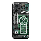 Green Camo Circuit Redmi Note 12 5G Glass Back Cover Online