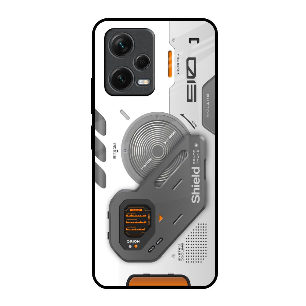 Liberty Cyber Redmi Note 12 5G Glass Back Cover Online