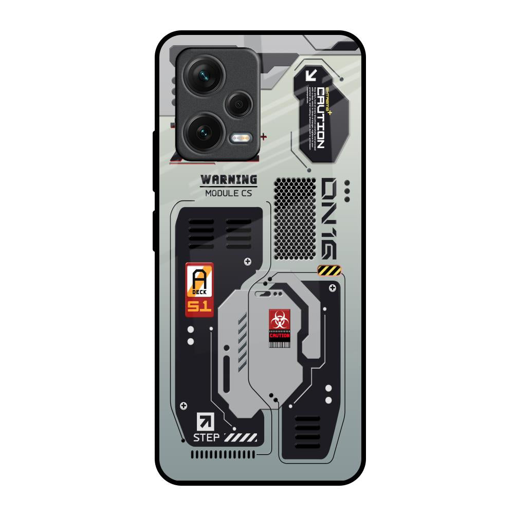 Techno Vibes Redmi Note 12 5G Glass Back Cover Online